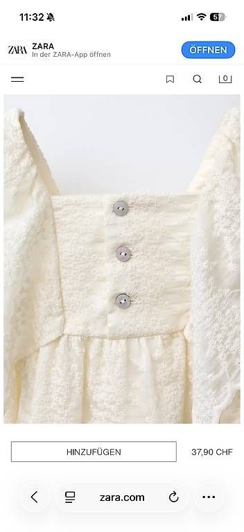 Zara Kleider & Röcke: Besticktes Kleid von Zara Gr.98 – Neu (gemäss Beschreibung) aus Zürich von r.marxer 2