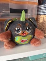 Kuscheltier Einhorn-Hund mit Glitzer, neuwertig 