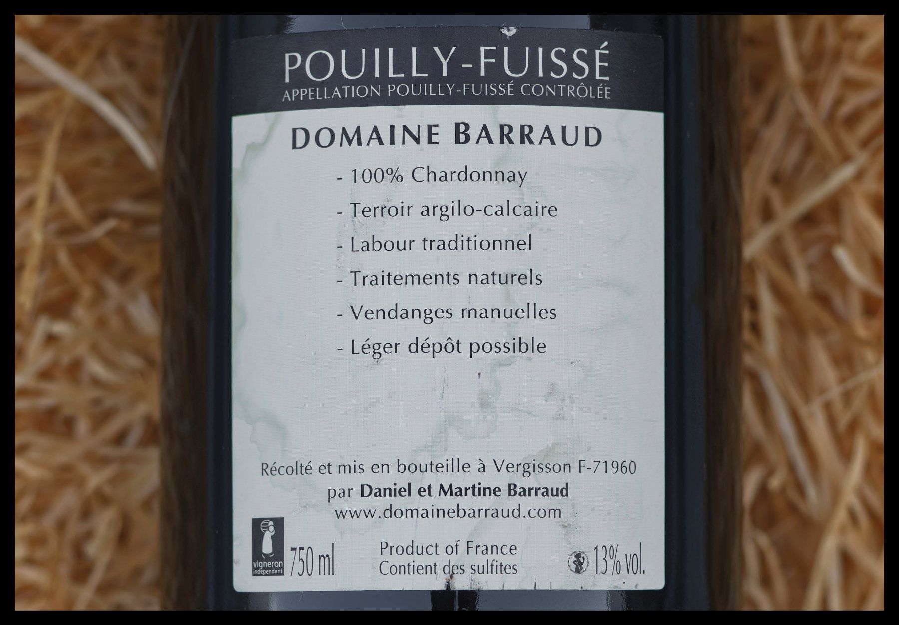 Wein: POUILLY-FUISSE - 2012 "La Verchère" Vieilles Vignes – Gebraucht aus Onex von gonsla 5