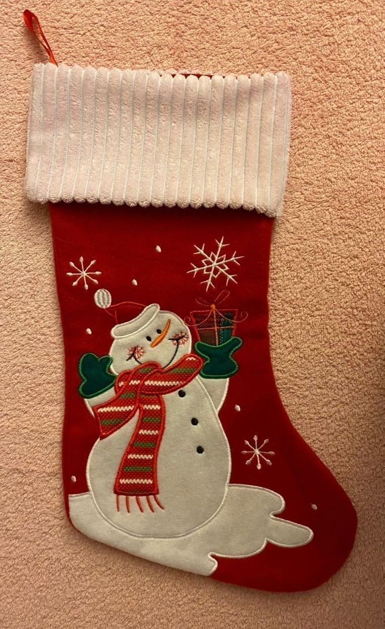 Tutte le decorazioni: Weihnachtsstiefel mit Schneemann – Nuovo e nell'imballaggio originale da Basel venduto da Seifehuesli