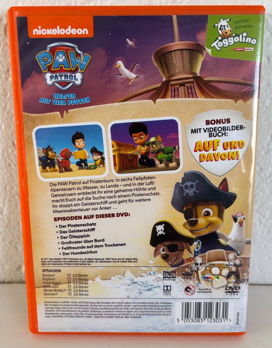Alle DVDs: PawPatrol DVD Der Piratenschatz – Gebraucht aus Zürich von IlkaK 1