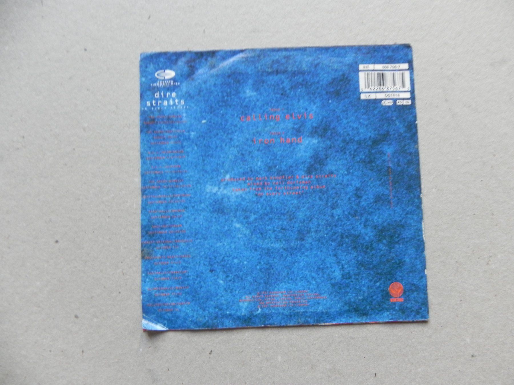 Schallplatten: Single brit. Rock Band Dire Straits 1991 Calling Elvis – Gebraucht aus Siebnen von krimsie 1