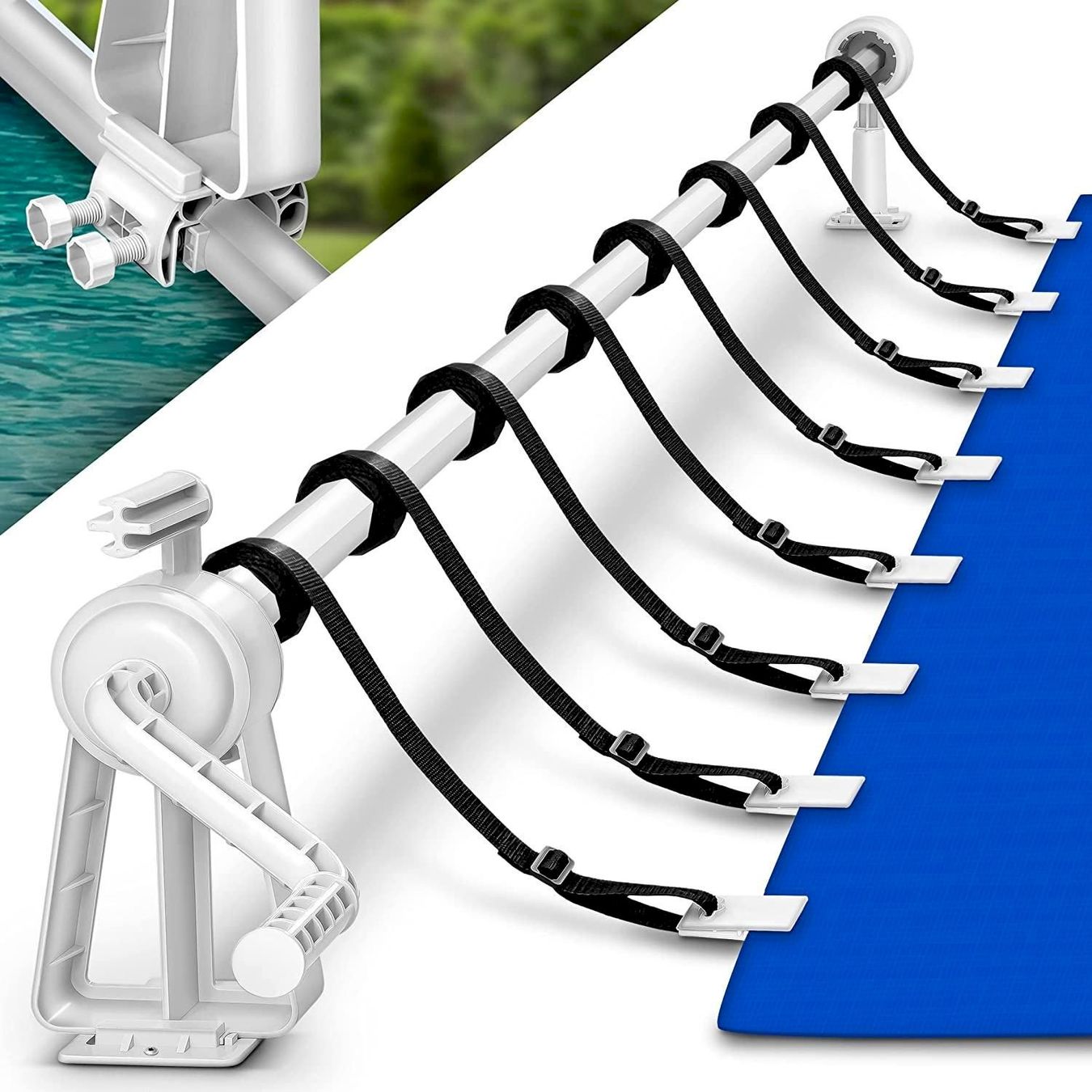 Piscine: tillvex Pool Aufroller 1,05 - 6,15 m – Nuovo e nell'imballaggio originale da Bottighofen venduto da zaap