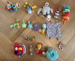 Babyspielzeug Set, Spieluhr, Rassel, Kuscheltier,