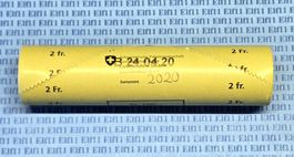 CHF___2.00 2020 Originalrolle mit 50 x 2 Franken 2020