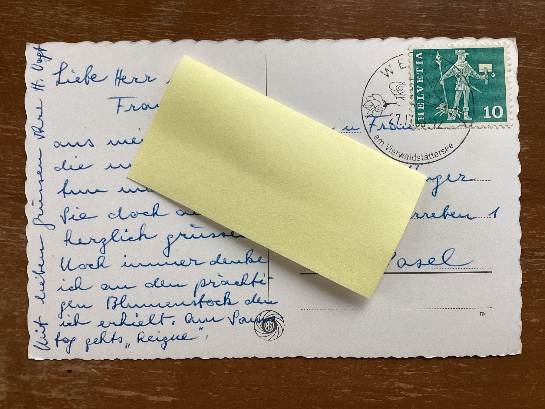 Cartoline postali: AK Weggis 1965 – Usato da Zürich venduto da tol_b7c7 1
