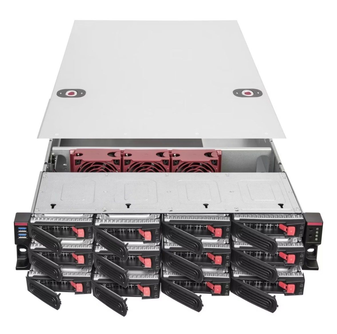 Server: Silverstone RM22-312 Server Barebone mit Zubehör – Usato da Widnau venduto da serverbedarf 8