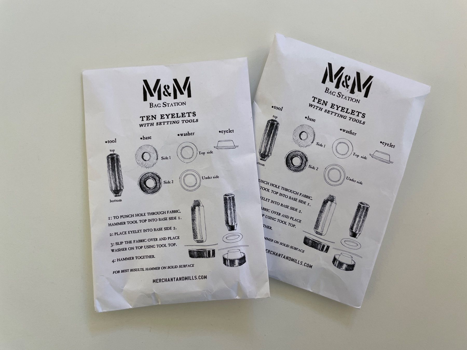 CD: 2x Ten Eyelets Gold / Merchant & Mills – Nuovo (secondo la descrizione) da Silvaplana venduto da Lotzis