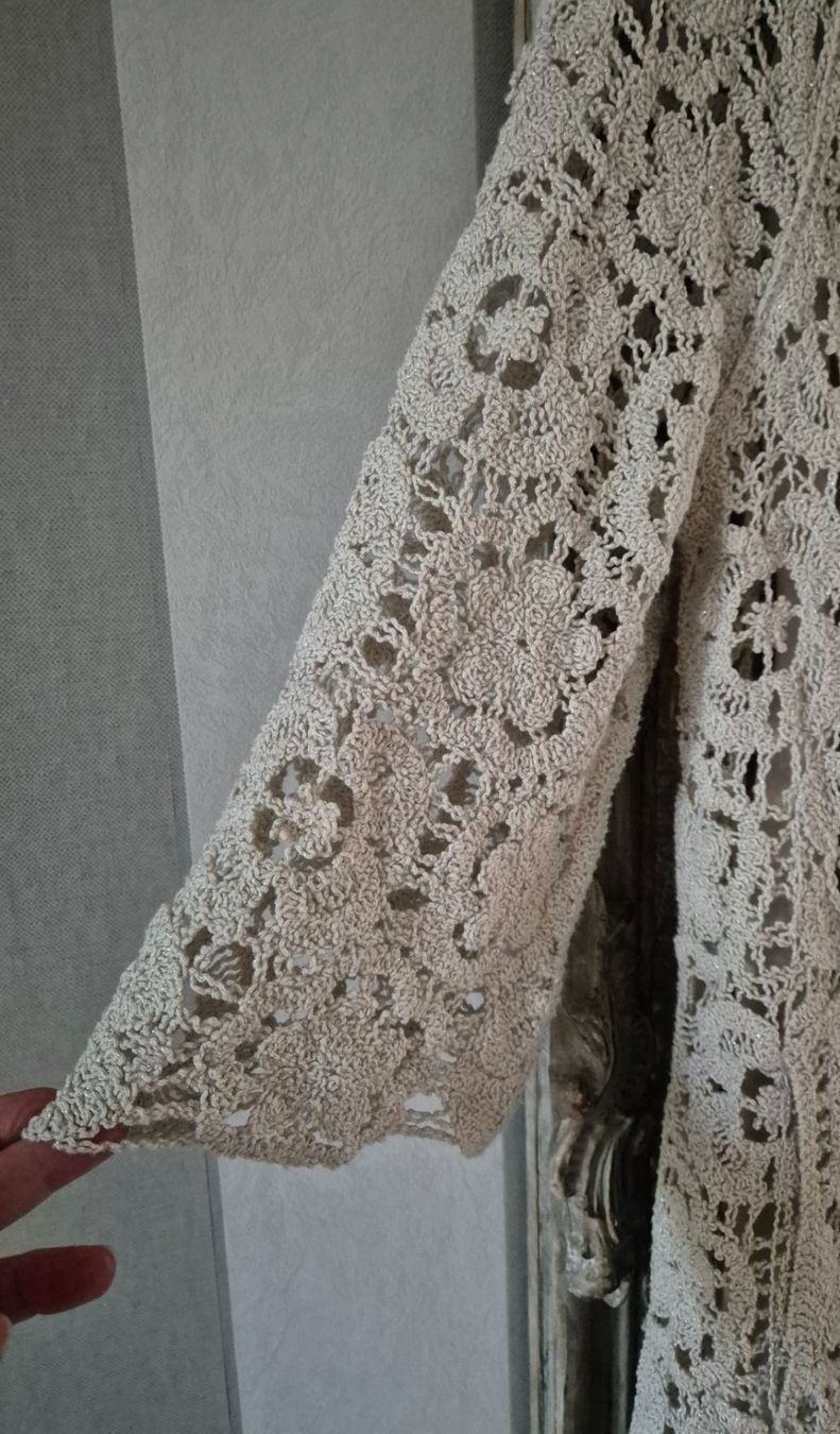 Monari Jacken: Monari Spitzen Jacke Gr. 42 beige – Neu (gemäss Beschreibung) aus Tagelswangen von GABGABFI 3