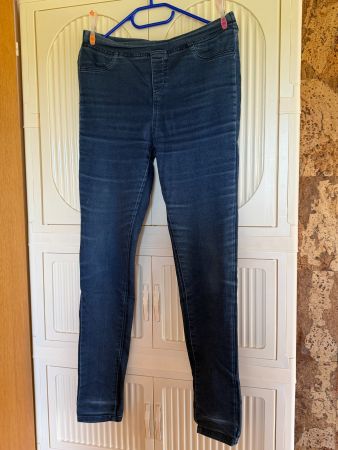 Damen Jeggins Yes or No Manor blau Grösse L