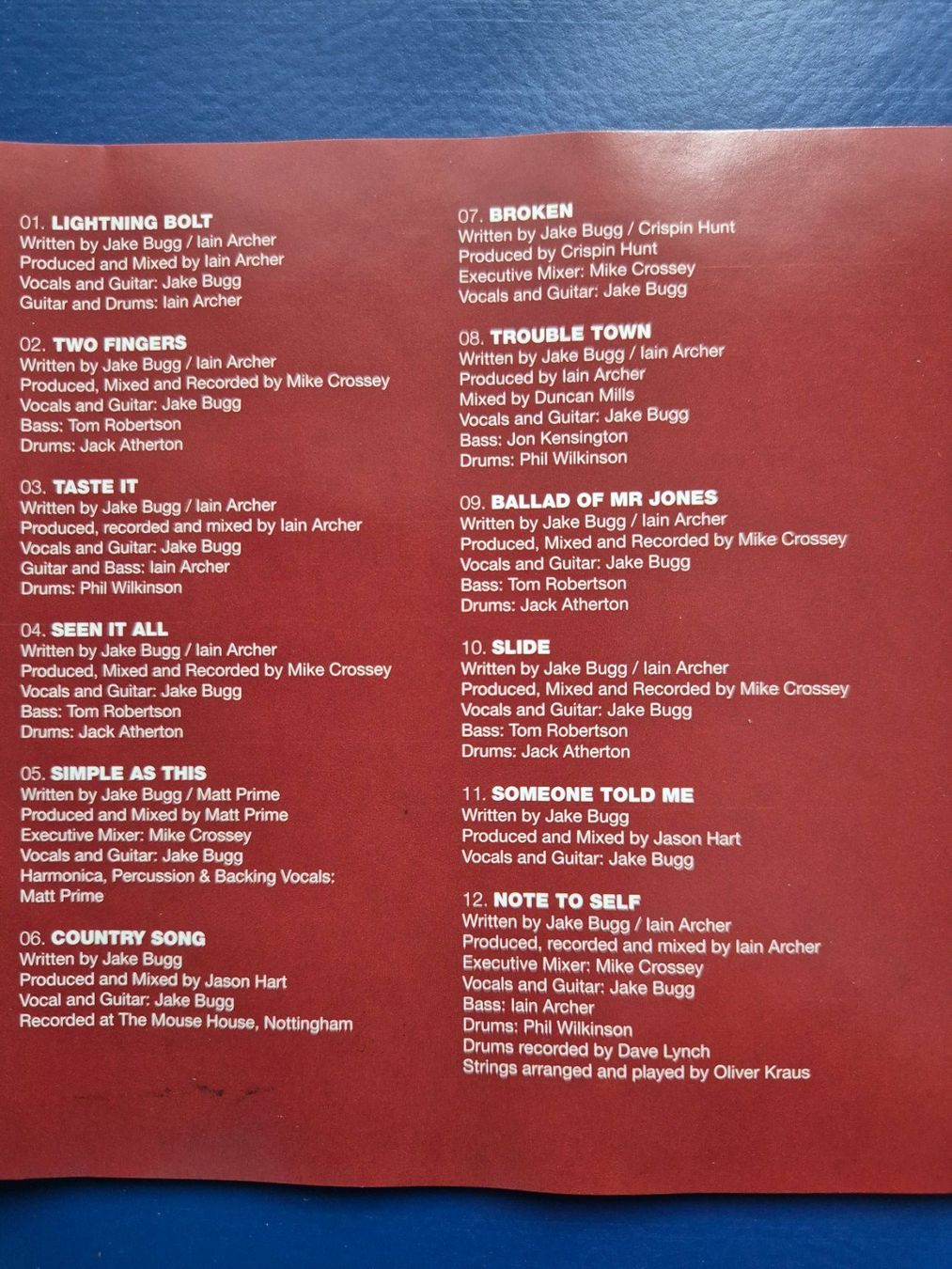 CD: Musik CD Jake Bugg – Usato da Seewen SZ venduto da SuperpumaDisplayTeam 3