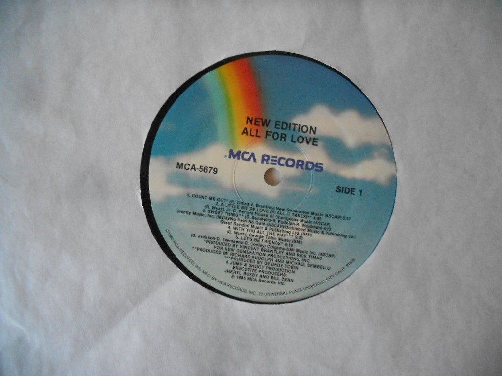 Dischi in vinile: NEW EDITION   -  ALL FOR LOVE – Usato da Bex venduto da Giorgiob 4