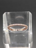 Anello Veretta a Giro Parziale in Argento Sterling 925