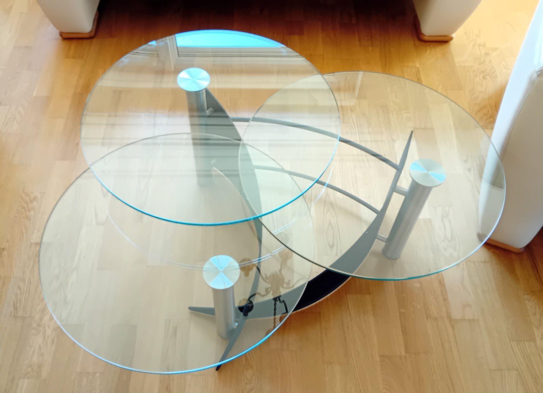 Tavoli: Moderner Couchtisch Glas 3 Platten Design ab nur 1.- – Usato da Möriken AG venduto da Restpostenking.ch 4