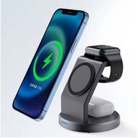 Station de charge induction 3 en 1 iPhone Apple Watch