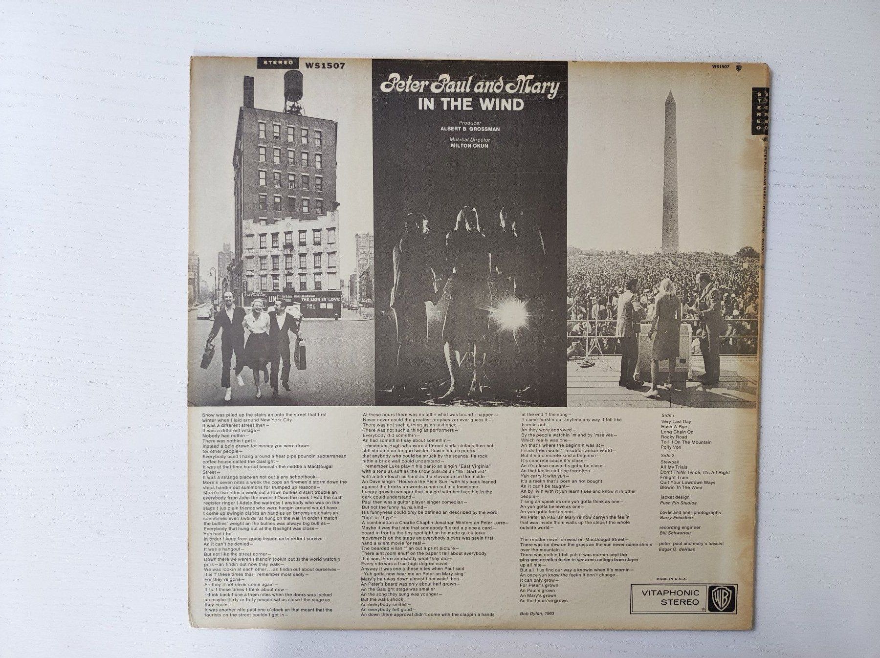 Dischi in vinile: Peter Paul and Marty - In The Wind – Usato da Baden venduto da wenkst 1