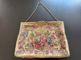Vintage Gobelin-Handtasche, einmalig schön, Top Zustand