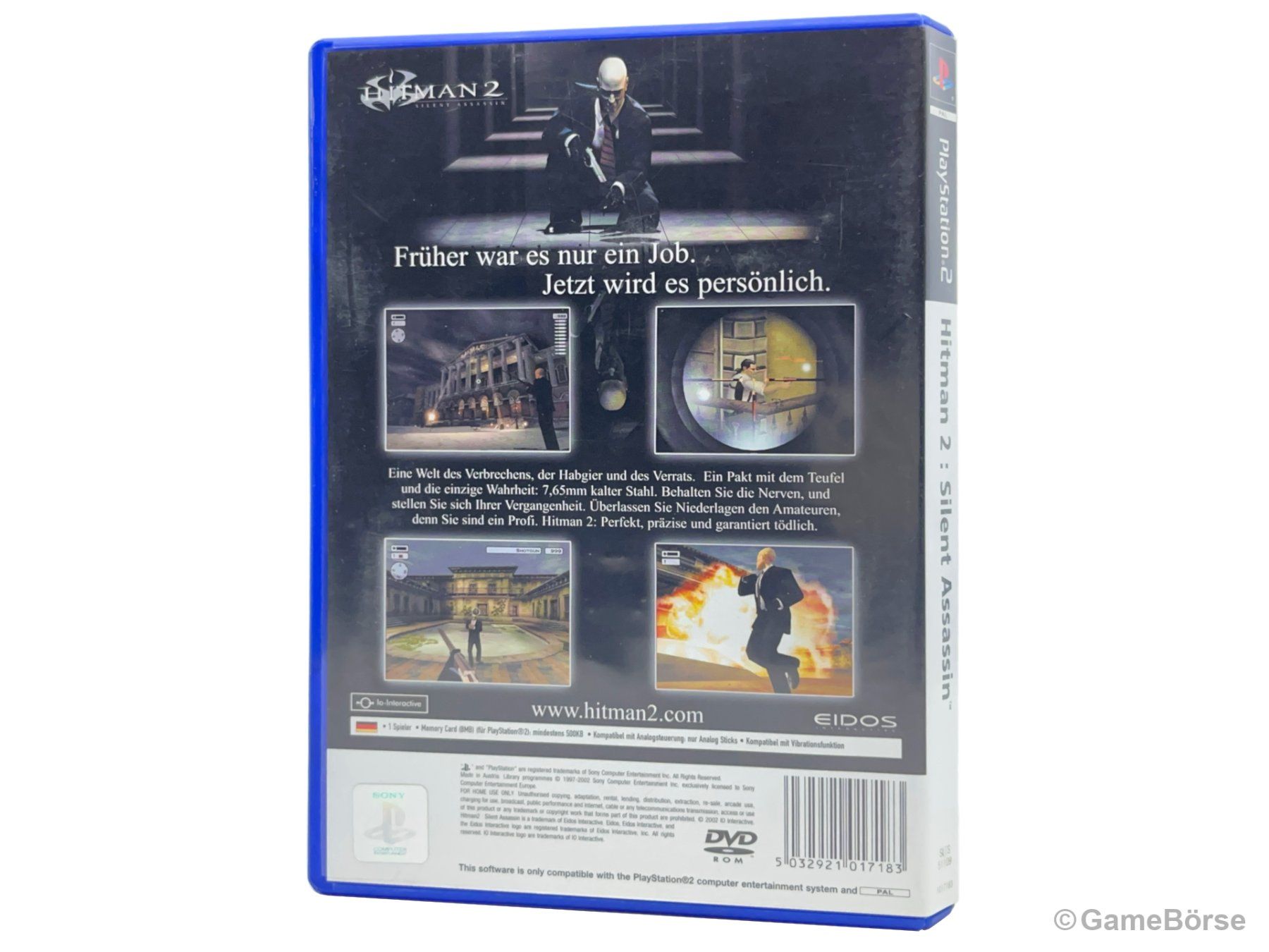 Sony Giochi: PS2 Hitman 2 Silent Assassin – Usato da Stettfurt venduto da GameBoerse 1