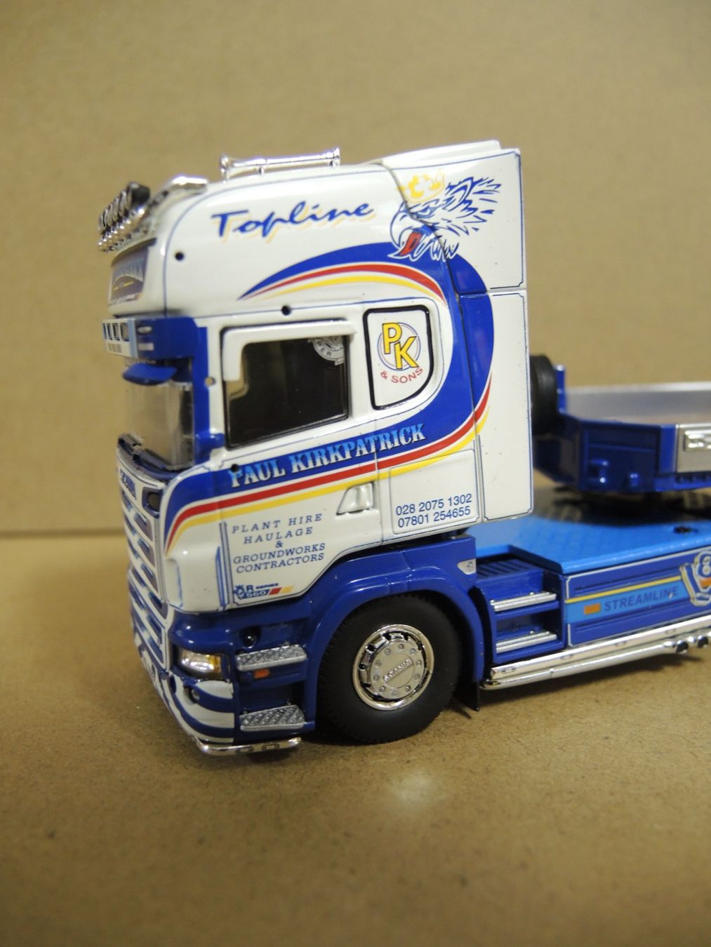 Tekno Kit di modellismo & Modellini statici: Tekno 75309  Scania Patrick Kirk – Difettoso da Dagmersellen venduto da FBM-Bacheli 1
