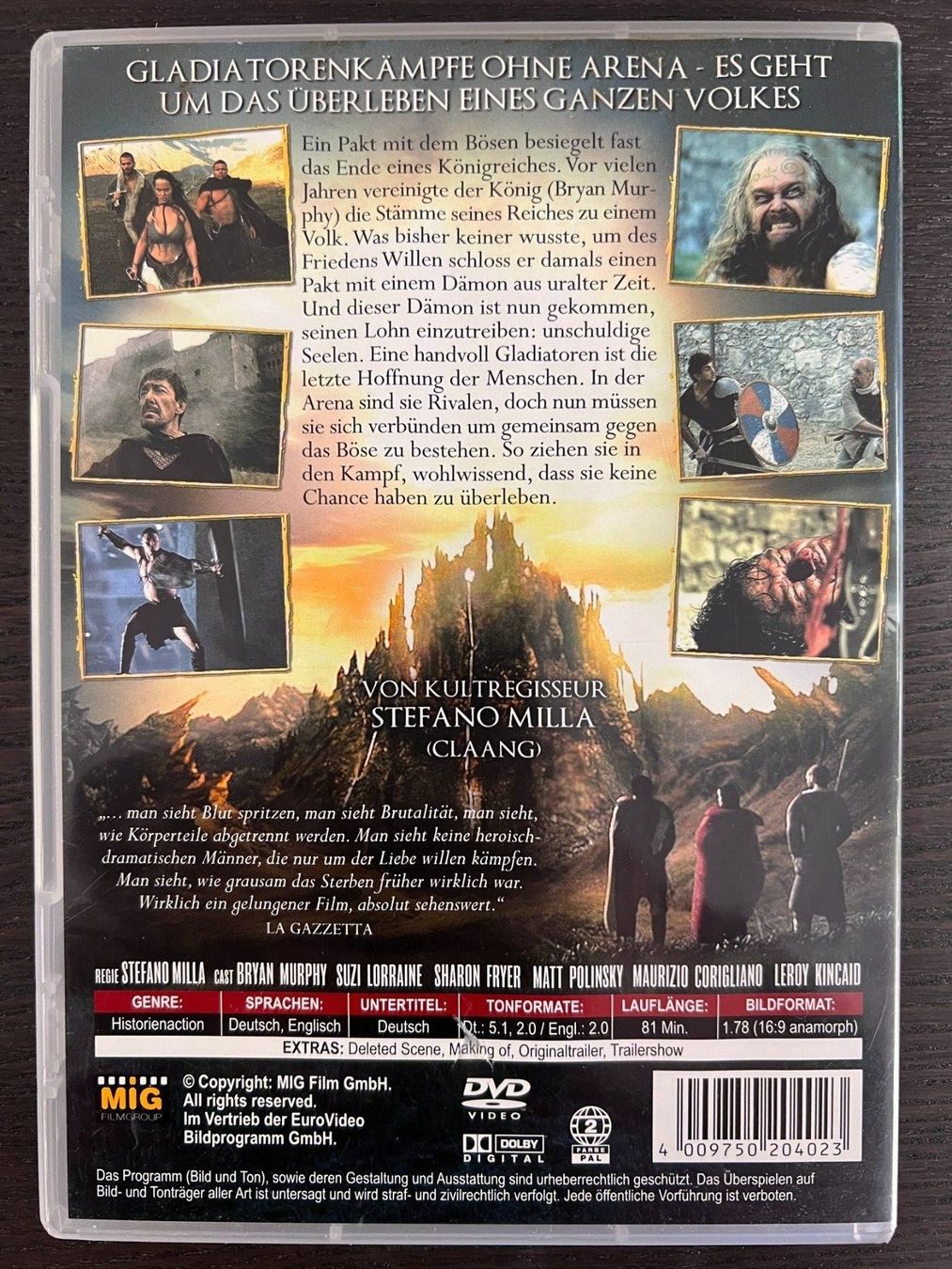 Tutti i DVDs: Königreich der Gladiatoren – Usato da Zürich venduto da FilmFreunde 1