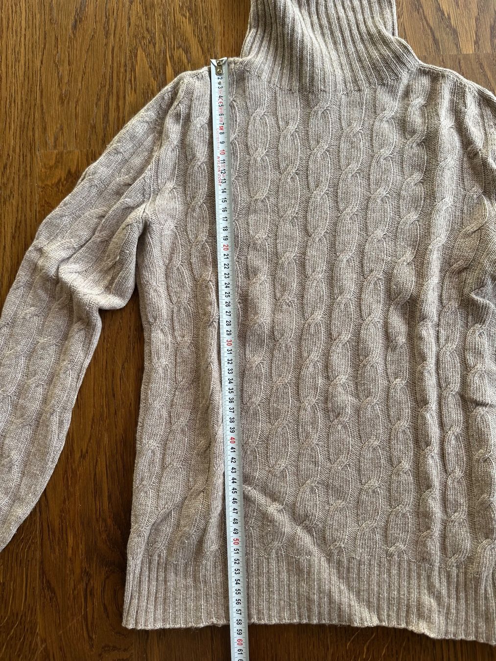 Pullover & Sweatshirts: Kaschmir Rollkragenpullover zopfmuster beige Gr S – Gebraucht aus Zürich von anyka 4