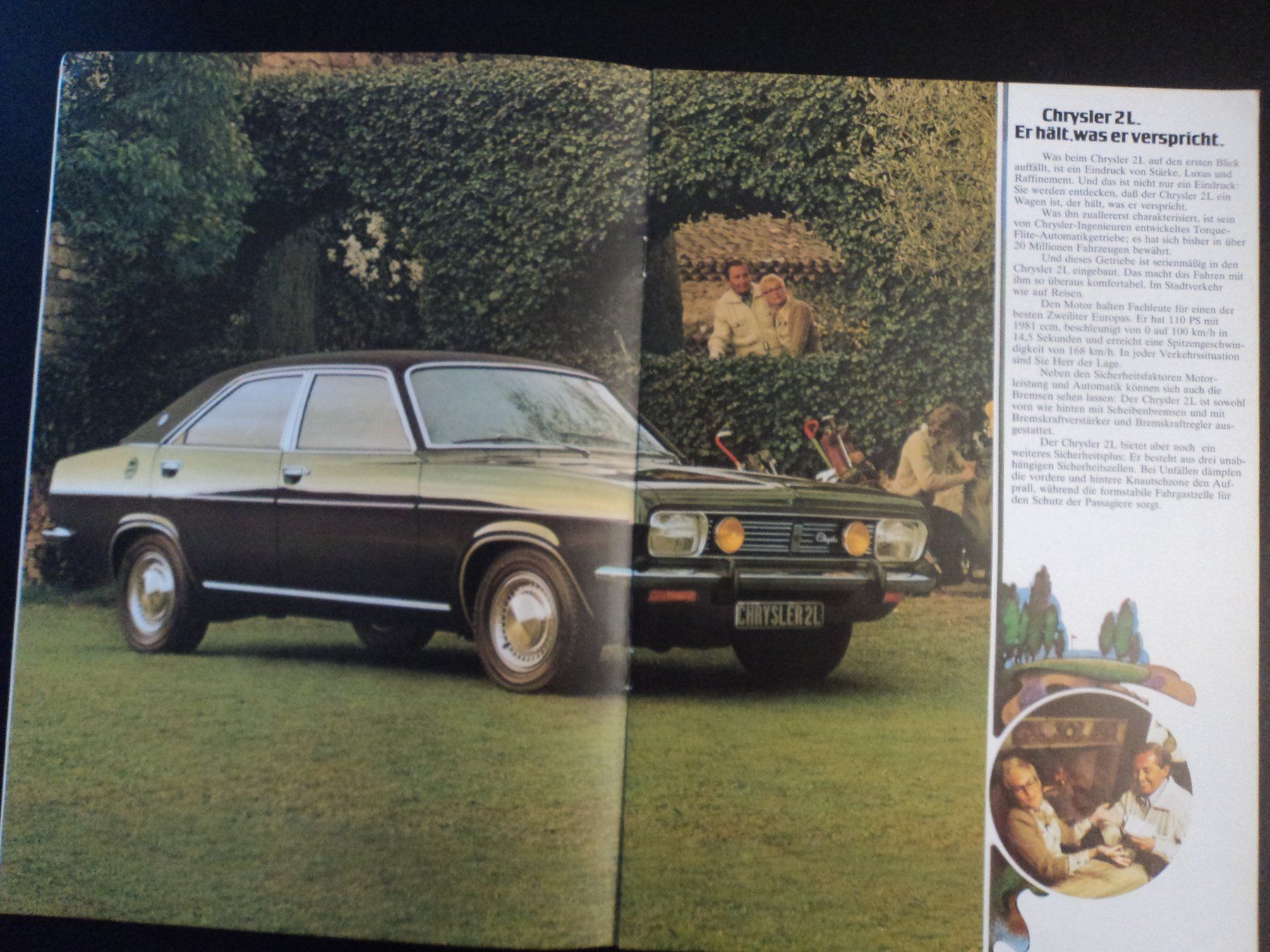 Chrysler Documents: Prospekt Chrysler 2L / 180 / 160 1976 – D'occasion à Schwarzenburg par modelCARama 1