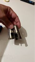 2 Mundstuecke Metall gebraucht