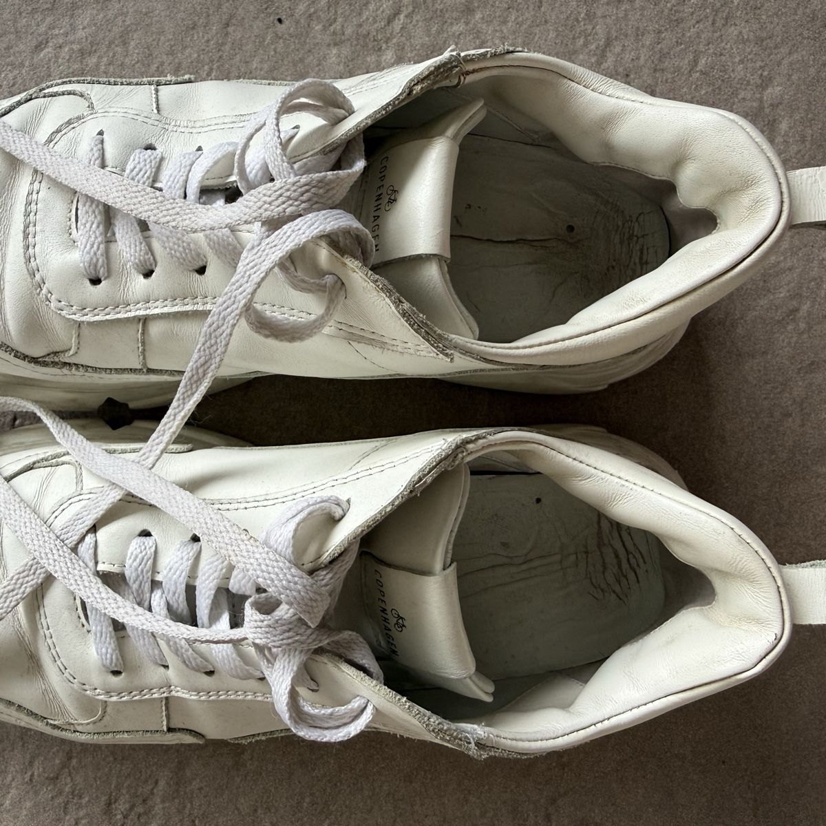 Copenhagen Damenschuhe: White Leather COPENHAGEN sneakers size 40 – Gebraucht aus Boswil von hey.itsme 4