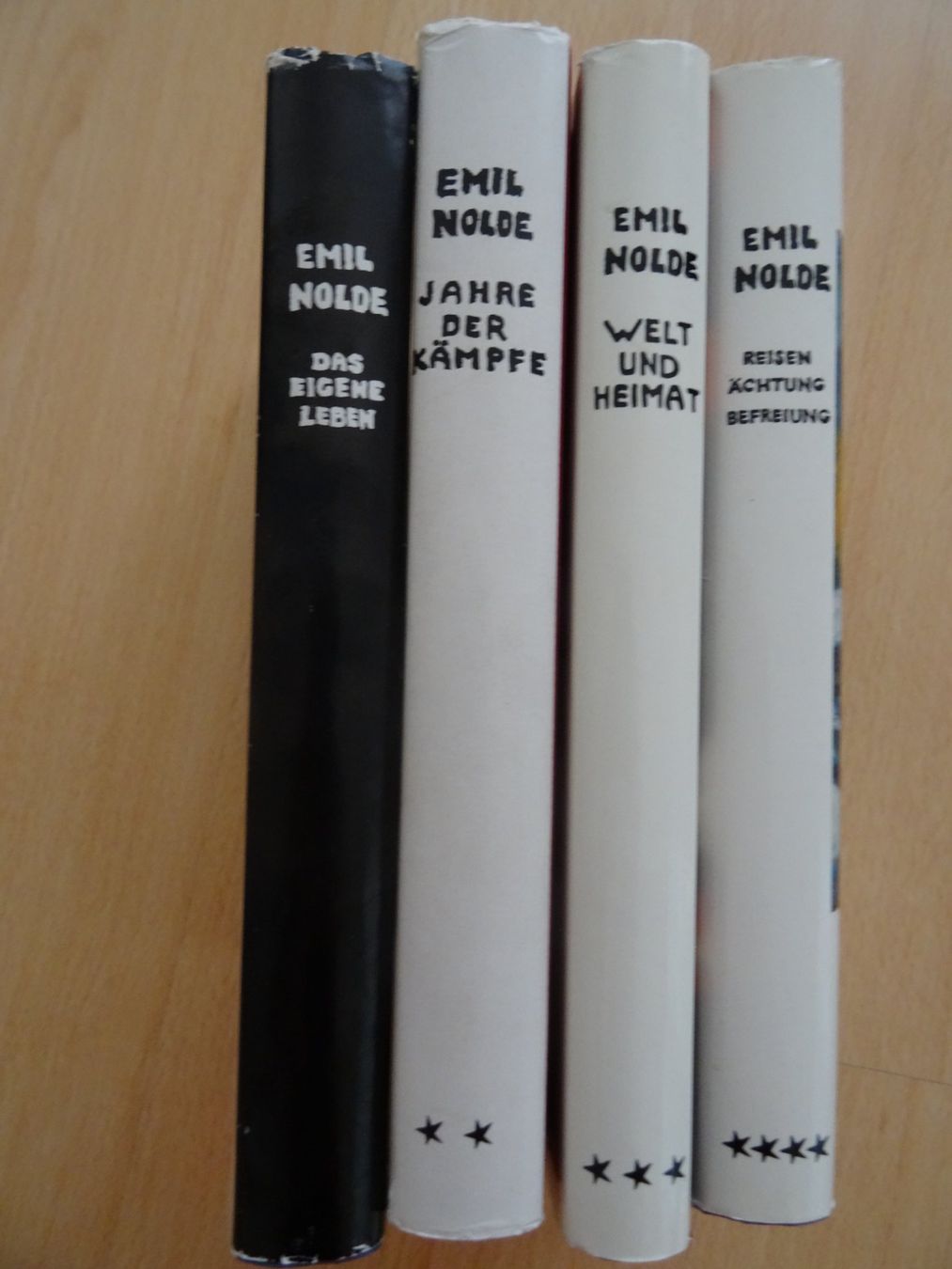 Bücher: Emil Nolde: Autobiographie in 4 Bänden – Gebraucht aus Lupfig von Buerkli20 1