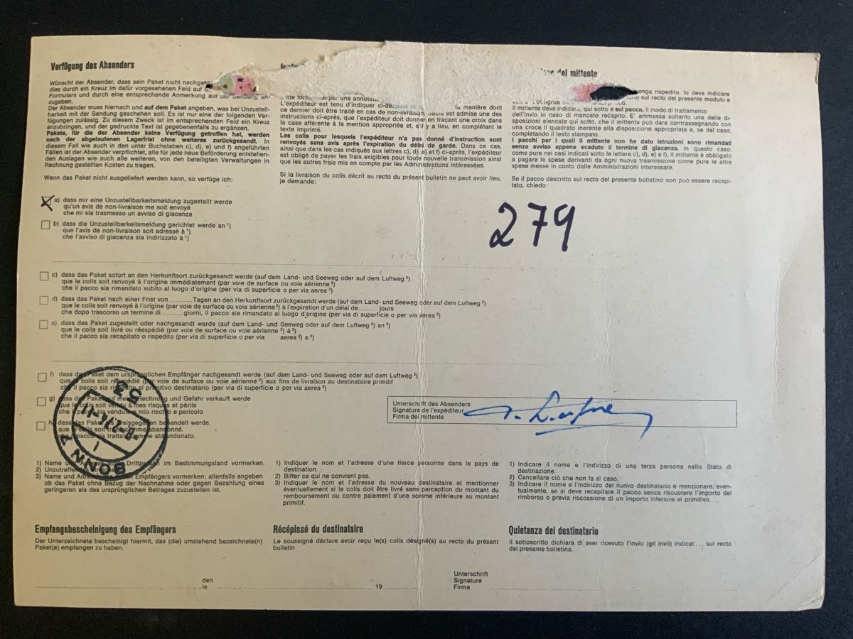 Tous les timbres: Genève Paketkarte – D'occasion à Binningen par chr_cr5n 1