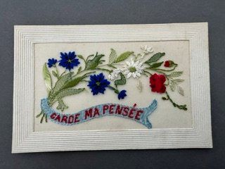 Cartoline postali: SEIDENPOSTKARTE 1917 – Usato da Honau venduto da Ritika