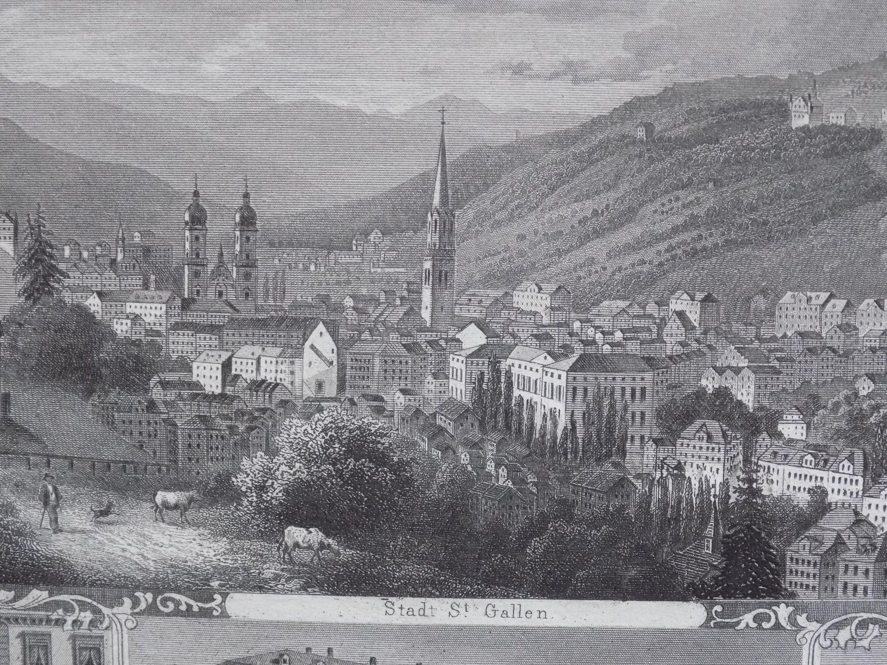 Stiche: St.Gallen Souvenirblatt – Gebraucht aus Risch von Rischli15 3