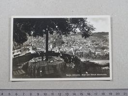 Baden, Blick vom Schloss Schartenfels, 1937