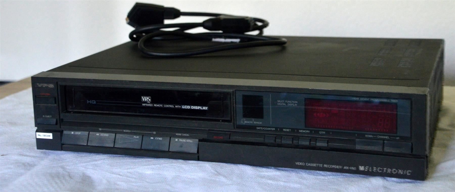 Registratori: Videorecorder VHS Melectronic MX-V60 magnétoscope – Usato da Collonges venduto da arashee 1