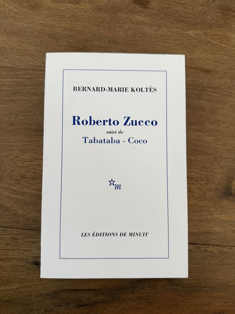 Libri: Roberto Zucco - Bernard-Marie Koltès – Usato da Moutier venduto da Sparrow2002