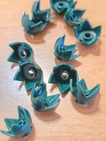 Lego 12x Blüte (39262) dunkel grün