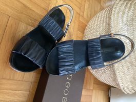 Neosens Ledersandalen Schwarz, Gr. 36, Sommer-Look!