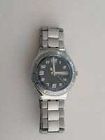 Swatch Edelstahl-Irony mit Datumsanzeige
