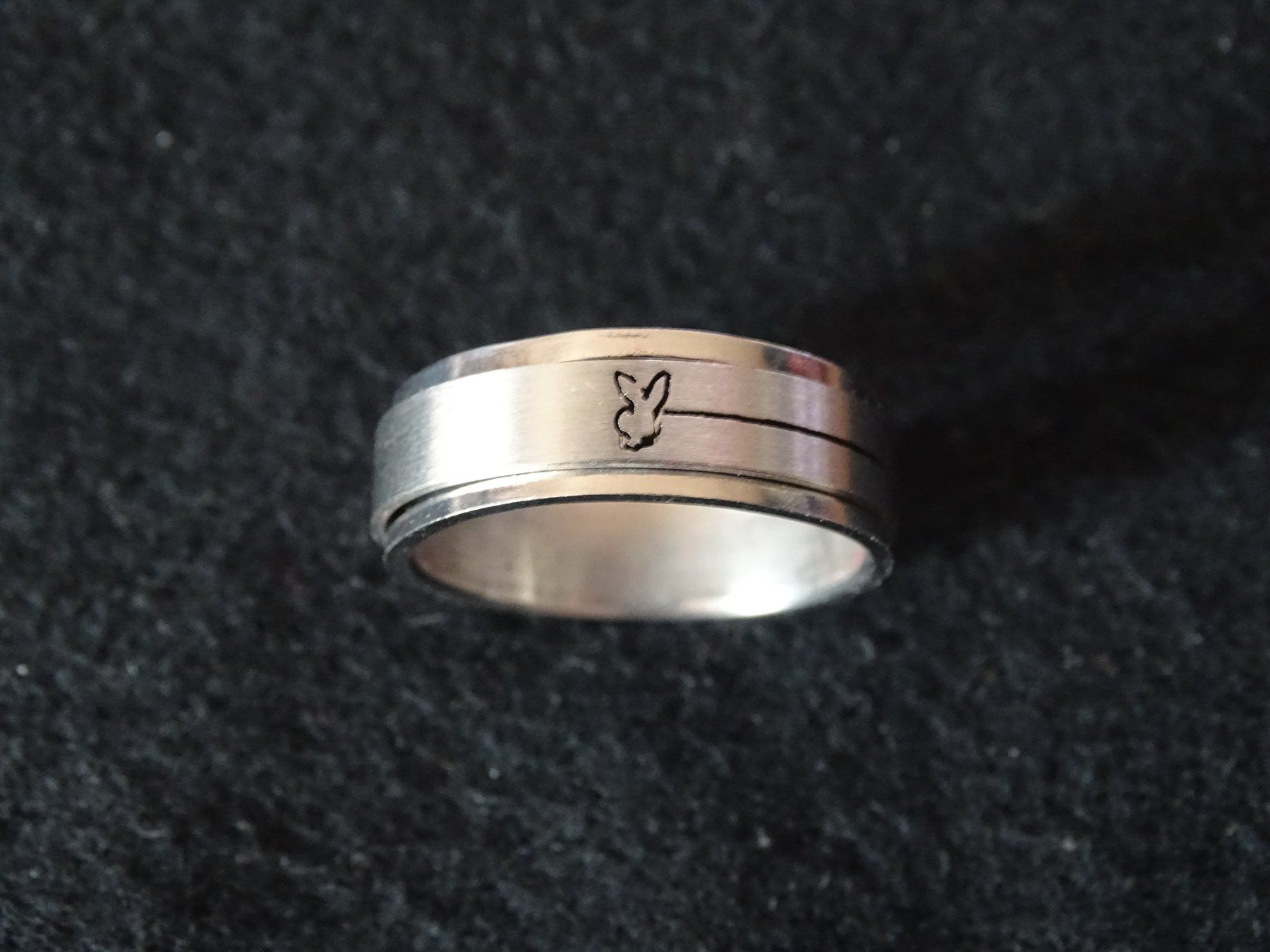 Anelli: Ring Edelstahl Playboy drehbar – Nuovo (secondo la descrizione) da Obergerlafingen venduto da STOGS