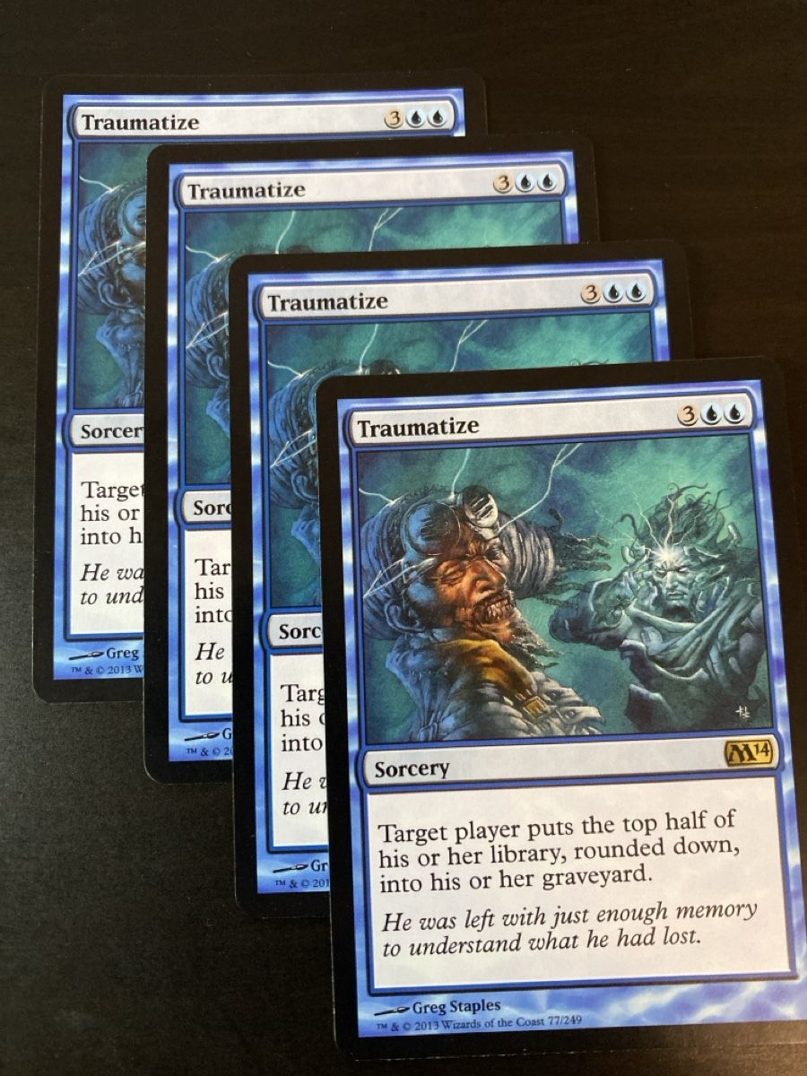 Magic The Gathering Cartes à collectionner: 4x Traumatize – D'occasion à Oberglatt ZH par Finlandia1