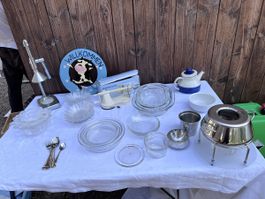 Verschiedene Glasgeschirr und küchenartikel (158/9)