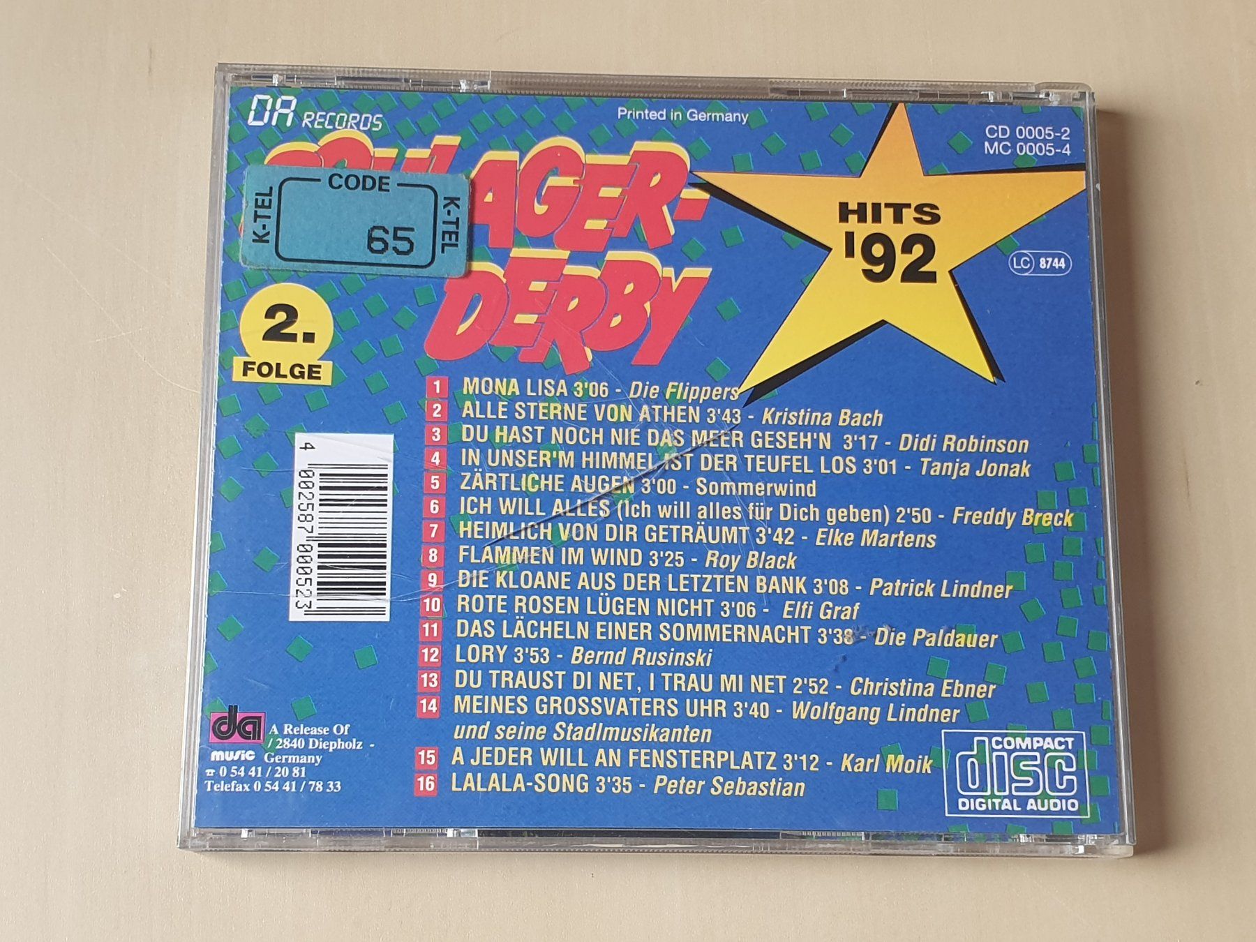 CDs: Schlager Derby Folge 2 – Gebraucht aus Stansstad von collectorsshop 1