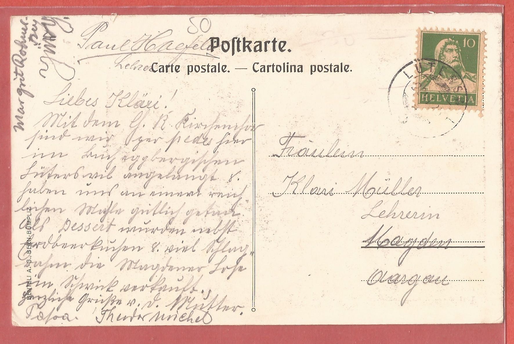 Cartes postales: Lüterswil - Bad Lüterswil mit Kutsche - ca. 1925 – D'occasion à Fislisbach par Porano 1