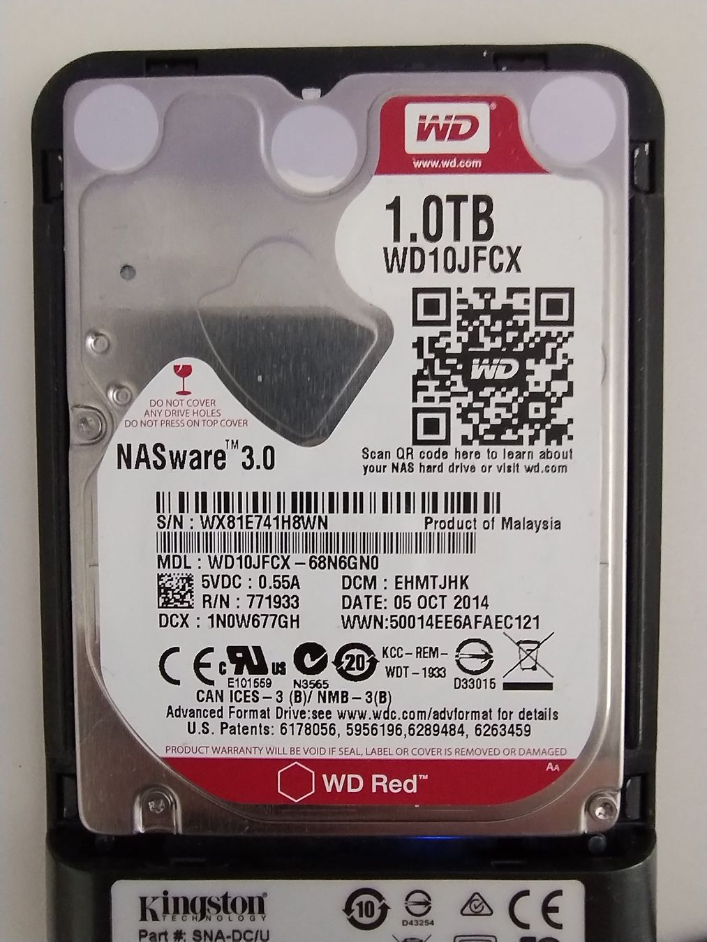 Western Digital Dischi rigidi: Western Digital - WD10JFCX - Harddisk - NASware 3.0 – Nuovo (secondo la descrizione) da Rüti ZH venduto da Lux05