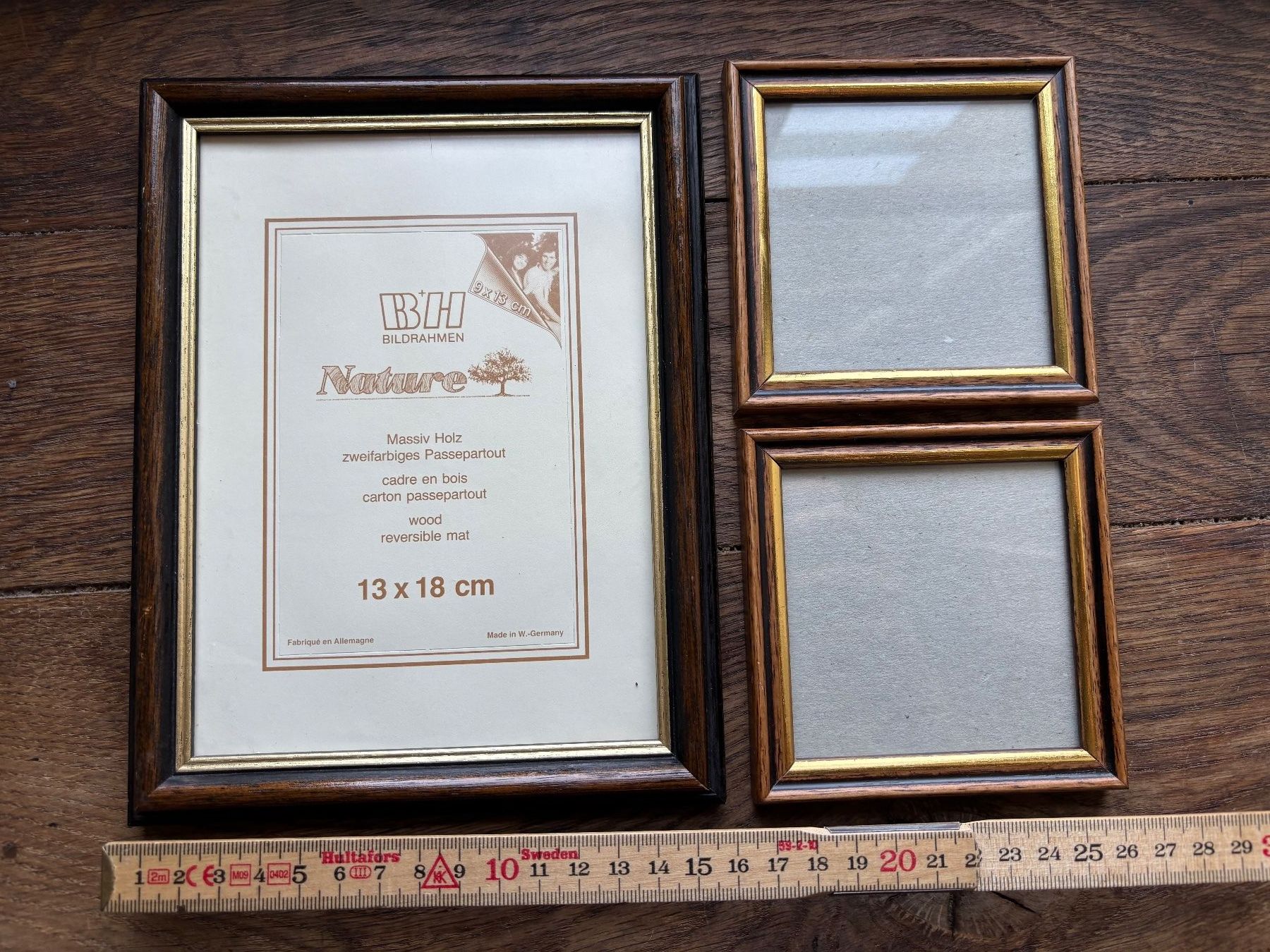 Cornici: Vintage Bilderrahmen Set 13x18 cm Holz – Usato da Horgen venduto da uge_pd5p 3