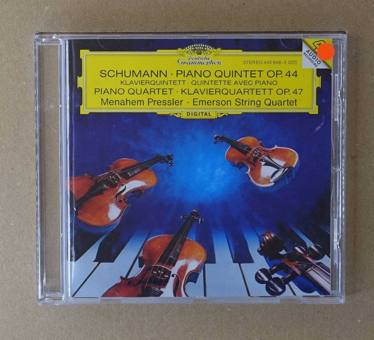 CD: Schumann - Menahem Pressler ∙ Emerson String Quartet - F32 – Usato da Sessa venduto da fraenklishop