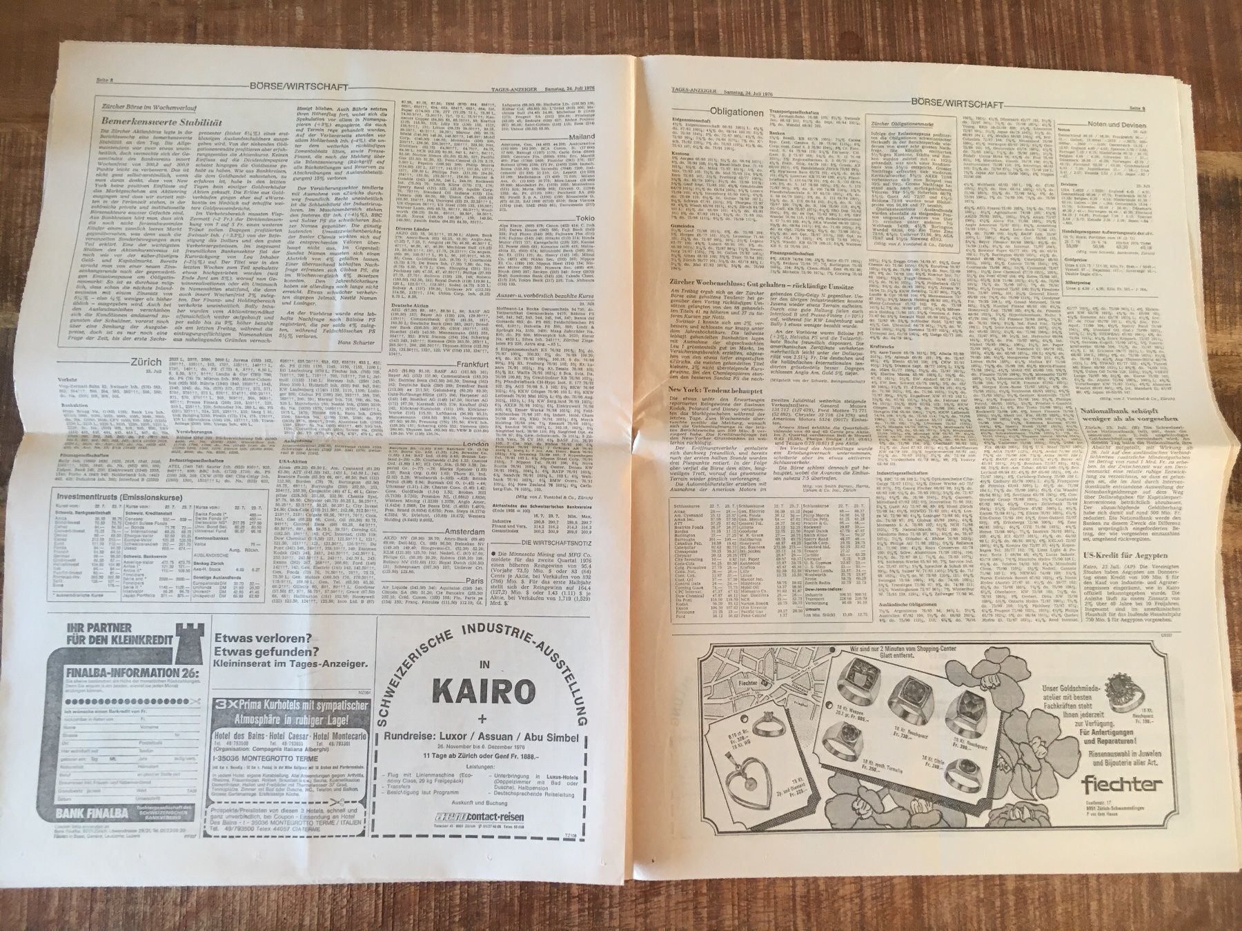 Zeitschriften & Magazine: Tagesanzeiger vom SA, 24. Juli 1976 – Gebraucht aus Luzern von Jiggy_8898 4