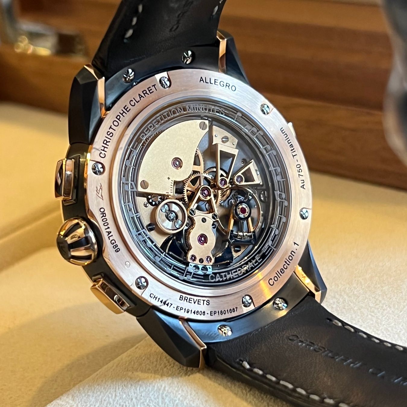 Orologi: Christophe Claret Allegro Minute Repeater Full Set ALG89.000 – Usato da Carouge GE venduto da Watchaser 3