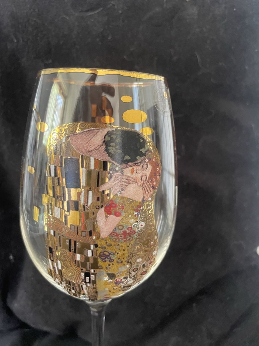 Bicchieri: Wein und Sektglas, Gustav Klimt – Usato da Münchwilen TG venduto da SeHuDoHu 1