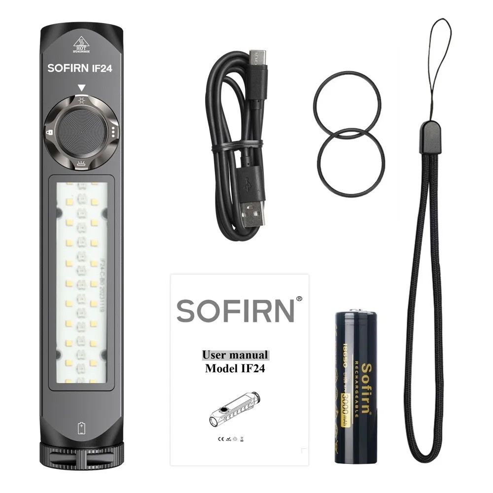 Lampade: Neu: Sofirn IF24 Multicolor LED Taschenlampe inkl Akku – Nuovo e nell'imballaggio originale da Arbon venduto da Helmuth 9